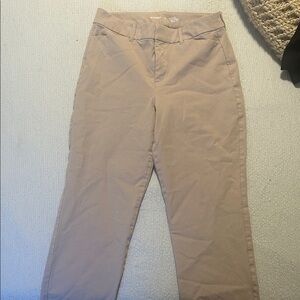 Old Navy Pixie Straight High-Rise Pants in Taupe
